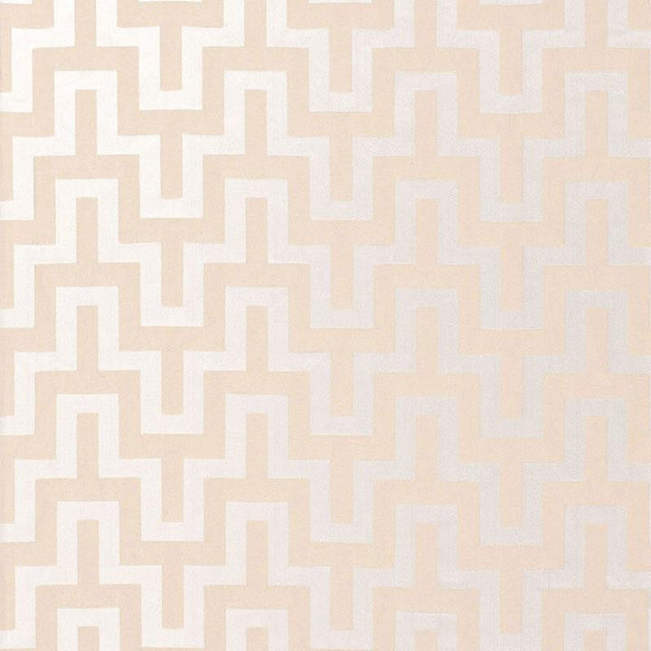 Maubray Weave Nickel 66550 by Schumacher Designer Fabric Courtrai 6.62" - Swanky Fabrics -