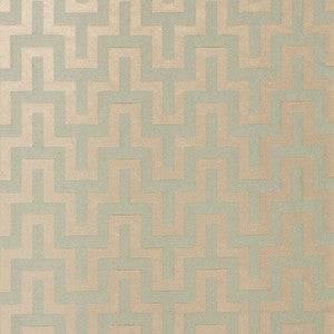 Schumacher Fabric Maubray Weave Aqua 66551