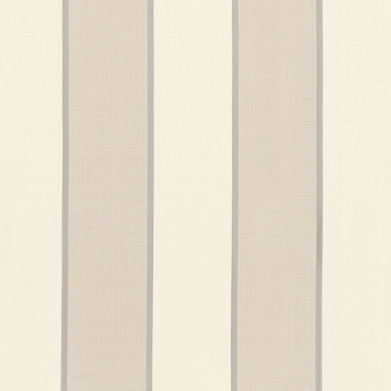 Montebello Stripe Platinum 64784 by Schumacher Designer Fabric Chroma 9.12" - Swanky Fabrics -