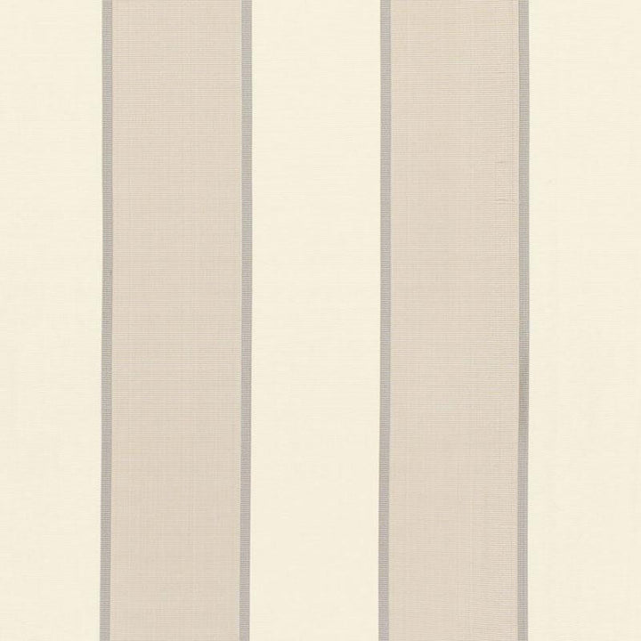 Montebello Stripe Platinum 64784 by Schumacher Designer Fabric Chroma 9.12" - Swanky Fabrics -