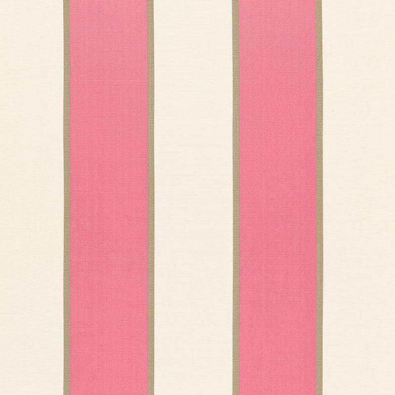 Montebello Stripe Berry 64785 by Schumacher Designer Fabric Chroma 9.12" - Swanky Fabrics -
