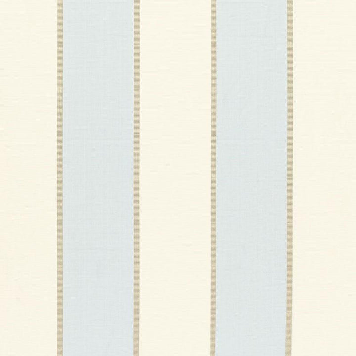 Montebello Stripe Azure 64786 by Schumacher Designer Fabric Chroma 9.12" - Swanky Fabrics -