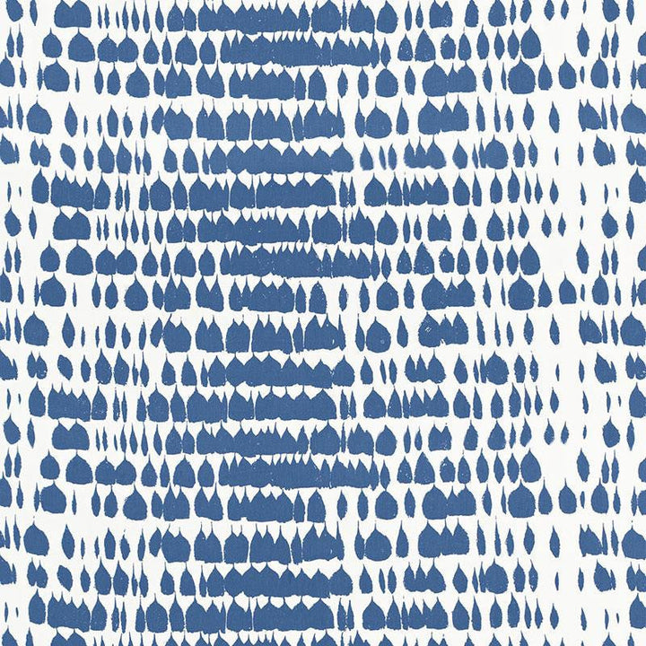 Queen Of Spain Water 175203 by Schumacher Designer Fabric Exuberant Prints 48.0" - Swanky Fabrics -