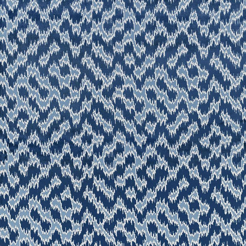 Serenissimo Velvet Water 68671 by Schumacher Designer Fabric Chroma 13.38" - Swanky Fabrics -