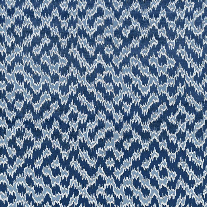 Serenissimo Velvet Water 68671 by Schumacher Designer Fabric Chroma 13.38" - Swanky Fabrics -