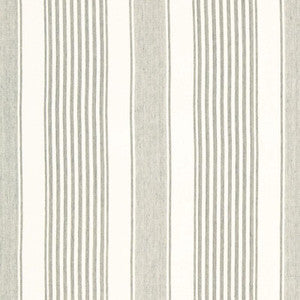 Schumacher Fabric Summerville Linen Stripe Gull 66092