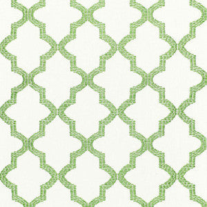 Schumacher Fabric Tangier Embroidery Grass 68341