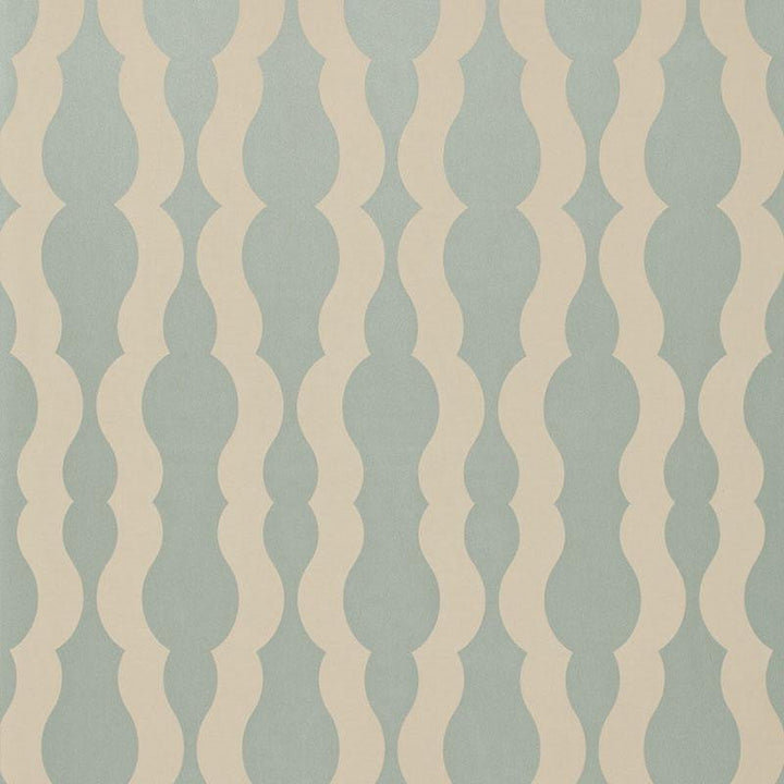 Villeroux Weave Azure 66572 by Schumacher Designer Fabric Courtrai 6.88" - Swanky Fabrics -