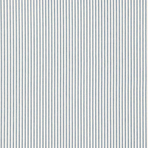 Schumacher Fabric Wellfleet Ticking Stripe Ocean 66021