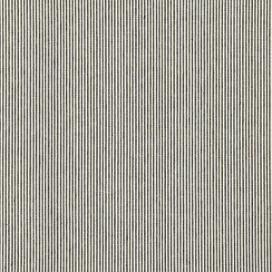 Schumacher Fabric Wesley Ticking Stripe Ebony 65981