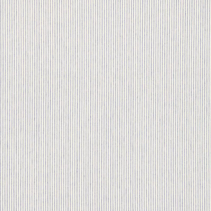 Wesley Ticking Stripe Delft 65983 by Schumacher Designer Fabric Sea Island Stripe - Swanky Fabrics -