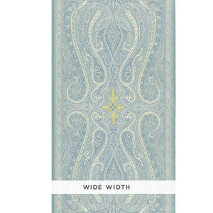Schumacher Wallpaper Pasha Paisley Sky 5006600