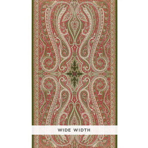 Schumacher Wallpaper Pasha Paisley Pomegranate 5006601