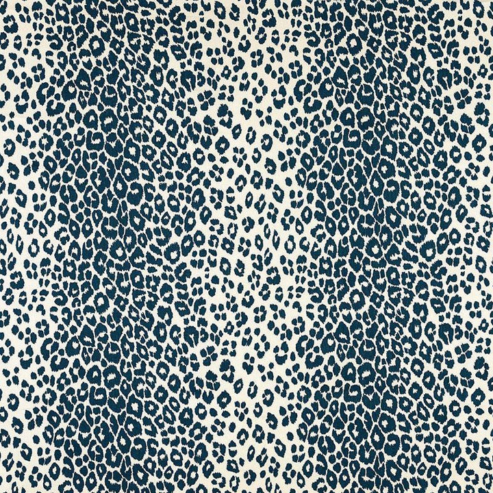 Iconic Leopard Ink 175720 by Schumacher Designer Fabric Animal Prints & Wovens 26.5" - Swanky Fabrics -