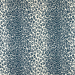 Schumacher Fabric Iconic Leopard Ink 175720