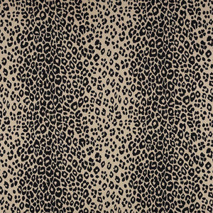 Schumacher Fabric Iconic Leopard Ebony/Natural 175725