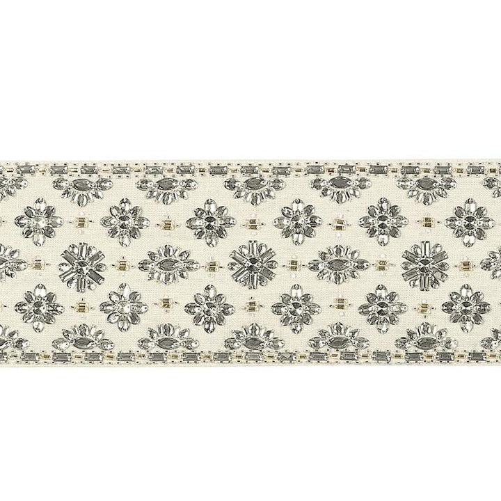 Simpson Tape Diamond 68970 by Schumacher Designer Trim 125Th Anniversary 4.0" - Swanky Fabrics -