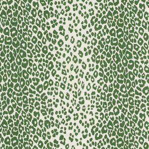 Schumacher Fabric Iconic Leopard Green 176452