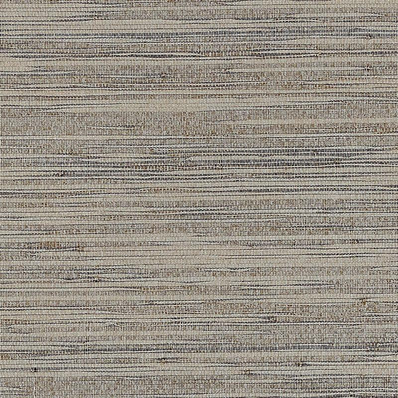 Burnished Raffia Burnished Silver 5007822 by Schumacher Designer Wallpaper Quiet Beauty - Swanky Fabrics -
