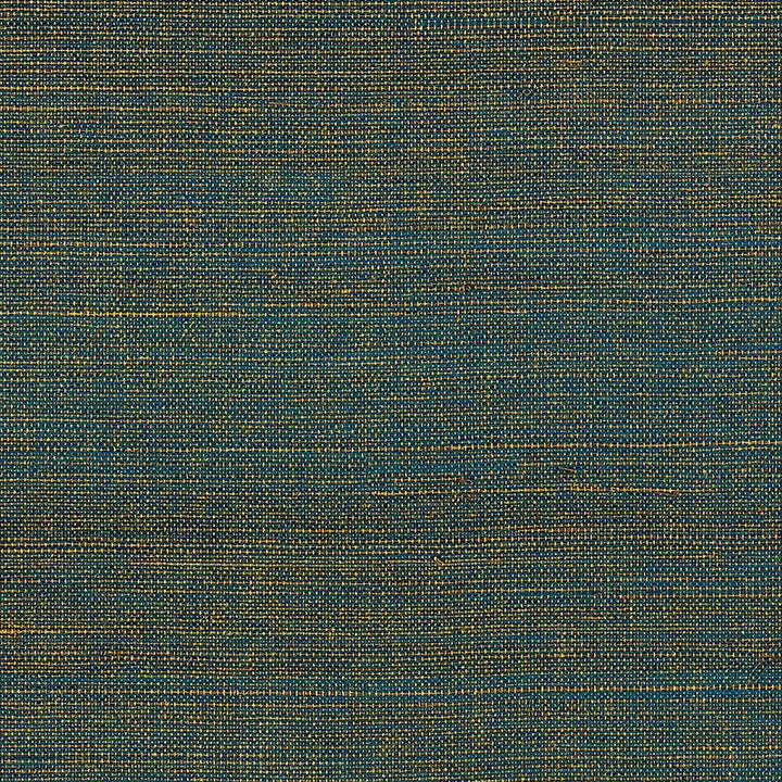 Hemp Shimmer Sapphire Shimmer 5007878 by Schumacher Designer Wallpaper Quiet Beauty - Swanky Fabrics -