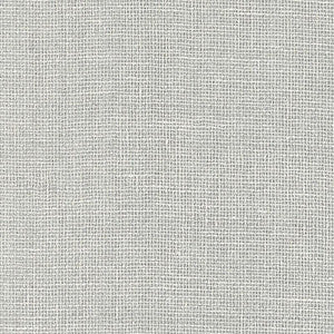 Schumacher Wallpaper Linen Gesso Silver 5007809