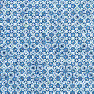 Schumacher Fabric Palisades Floret Indigo 177600