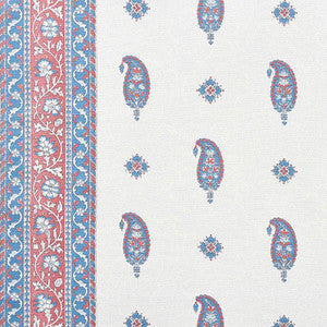 Schumacher Fabric Ojai Paisley Red 177610