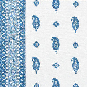 Schumacher Fabric Ojai Paisley Indigo 177611