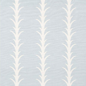 Schumacher Fabric Acanthus Stripe Sky 177633