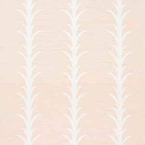 Schumacher Fabric Acanthus Stripe Blush 177634