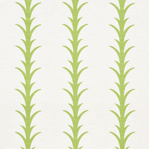 Schumacher Fabric Acanthus Stripe Leaf 177631