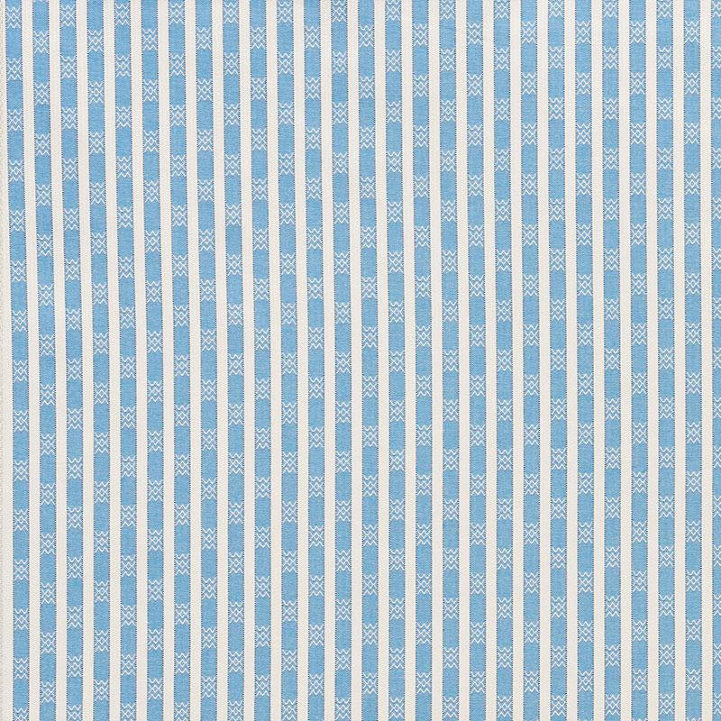 Beverly Stripe Cobalt 74210 by Schumacher Designer Fabric Mark D. Sikes - Swanky Fabrics -