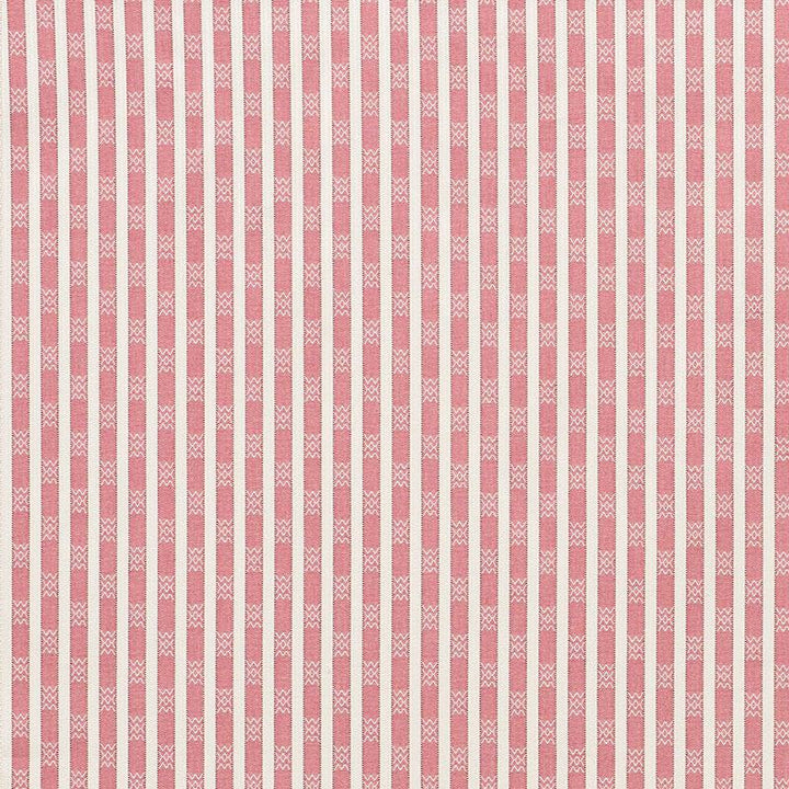 Beverly Stripe Red 74212 by Schumacher Designer Fabric Mark D. Sikes - Swanky Fabrics -