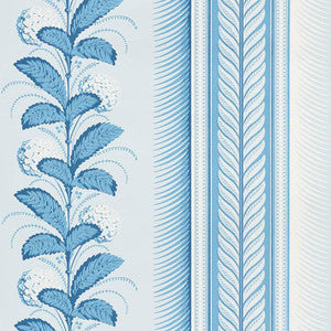 Schumacher Wallpaper Hydrangea Drape Delft 5004454
