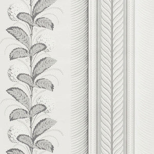 Schumacher Wallpaper Hydrangea Drape Grisaille 5004455