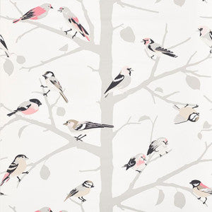 Schumacher Wallpaper A-Twitter Blush 5005032