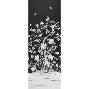 Schumacher Wallpaper Chinois Palais Panel Noir 5007127