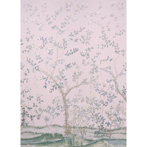 Schumacher Wallpaper Madame De Pompadour Blush 5008542