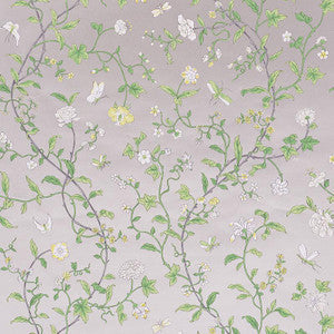 Schumacher Wallpaper Floraison Citron Shimmer 5009111