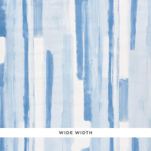Schumacher Wallpaper Watercolor Blue 5009300