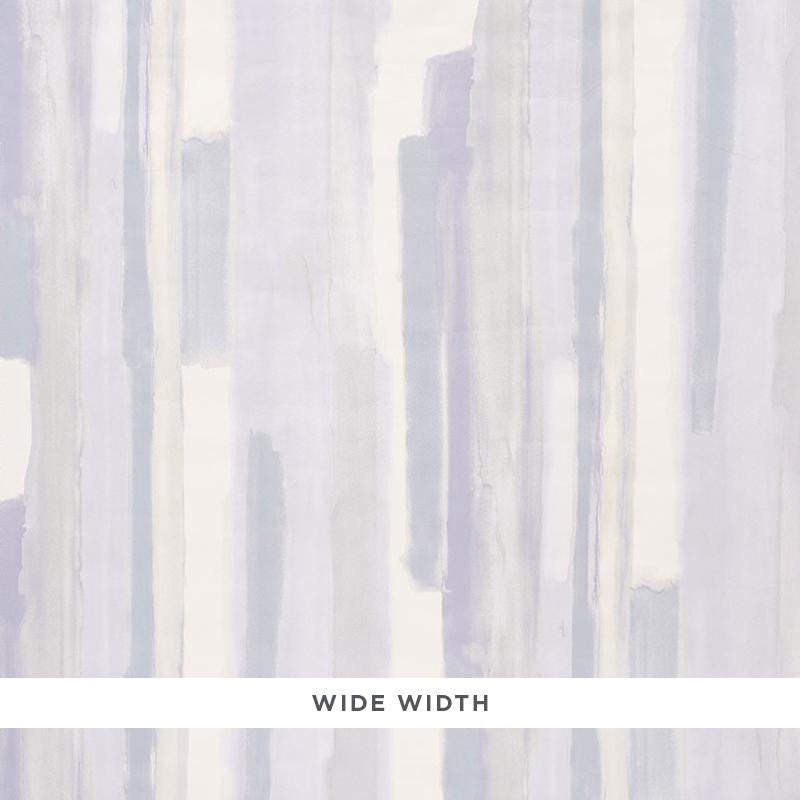 Watercolor Soft Lilac 5009301 by Schumacher Designer Wallpaper Miles Redd 27.0" - Swanky Fabrics -
