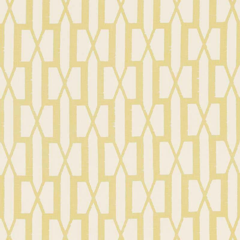 Belvedere Straw 176112 by Schumacher Designer Fabric Veere Grenney 2.88" - Swanky Fabrics -