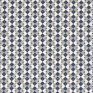 Schumacher Fabric Huxley Navy 69873