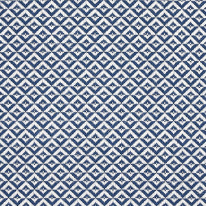 Schumacher Fabric Jamison Navy 69842