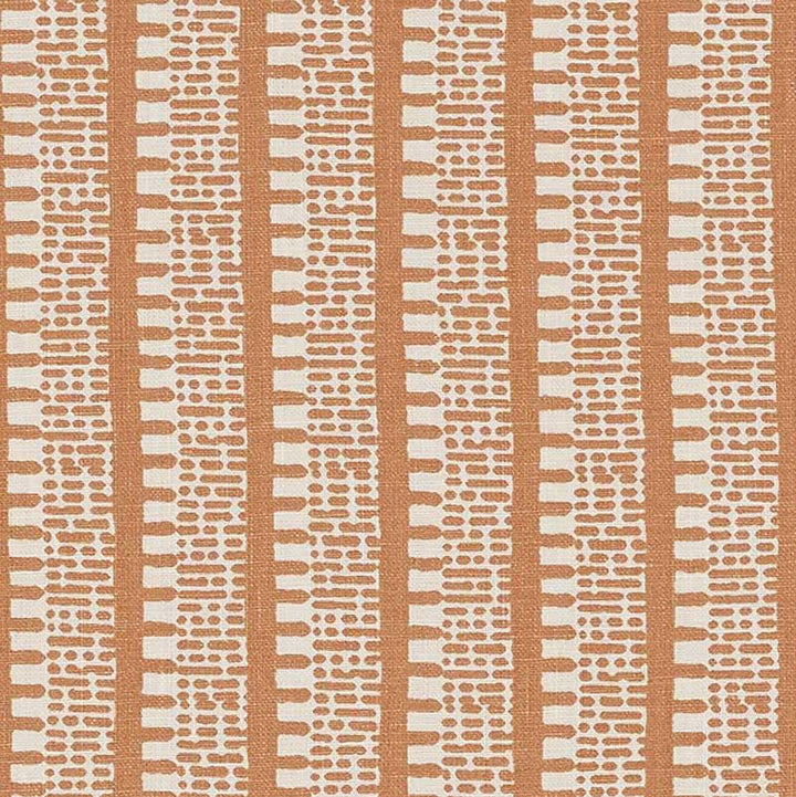 Kiosk Burnt Orange 176136 by Schumacher Designer Fabric Veere Grenney 2.75" - Swanky Fabrics -