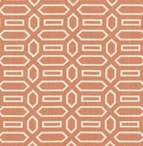 Schumacher Fabric Pavilion Burnt Orange 176146