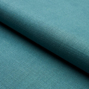 Schumacher Fabric Piet Performance Linen Aquamarine 69948