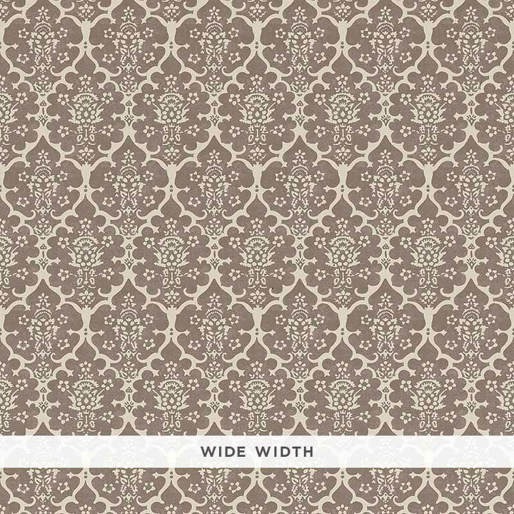 Burley Berber Brown 5008036 by Schumacher Designer Wallpaper Veere Grenney 2.5" - Swanky Fabrics -
