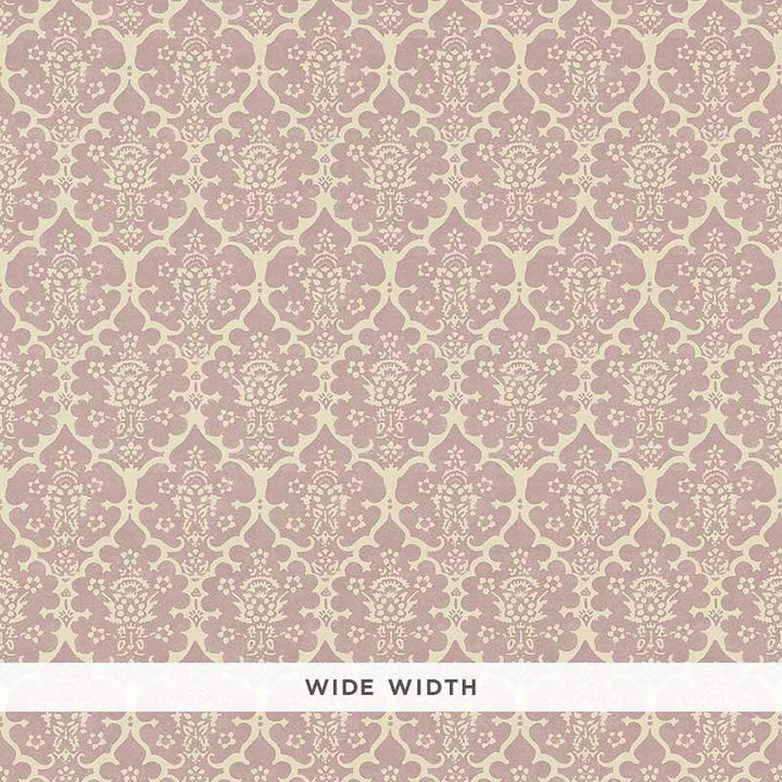 Burley Lilac 5008030 by Schumacher Designer Wallpaper Veere Grenney 2.5" - Swanky Fabrics -