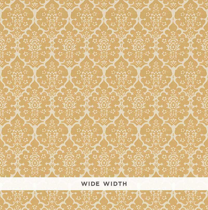 Burley Straw 5008032 by Schumacher Designer Wallpaper Veere Grenney 2.5" - Swanky Fabrics -